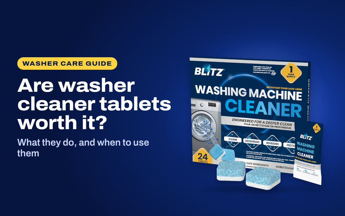 Are washer cleaner tablets worth it: BLITZ Washing Machine Cleaner