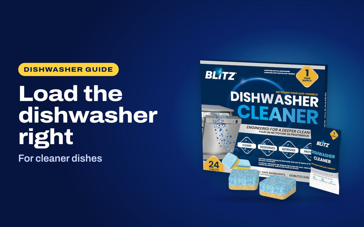 Load the dishwasher right: BLITZ Dishwasher Cleaner