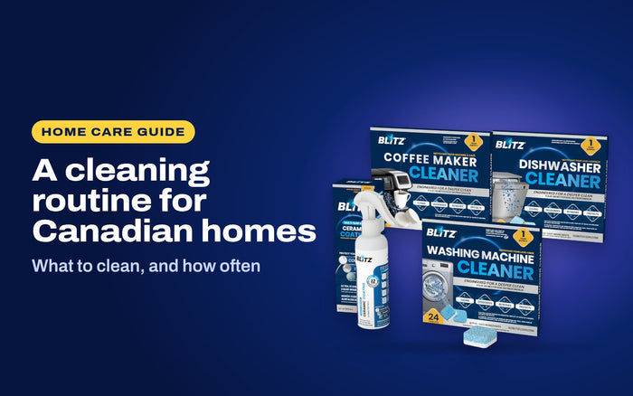 A cleaning routine for Canadian homes: the BLITZ Whole Home Kit