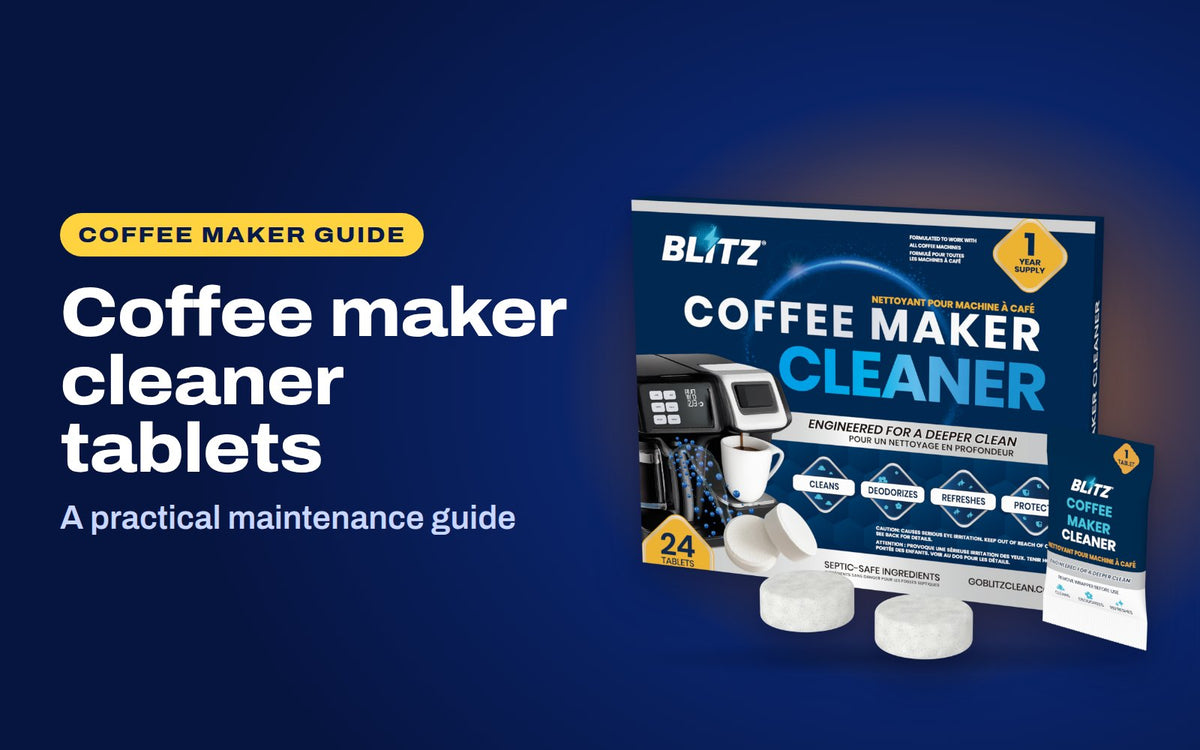 Coffee maker cleaner tablets: BLITZ Coffee Maker Cleaner