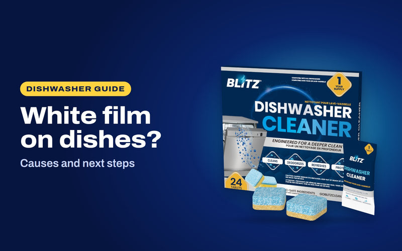 White film on dishes: BLITZ Dishwasher Cleaner