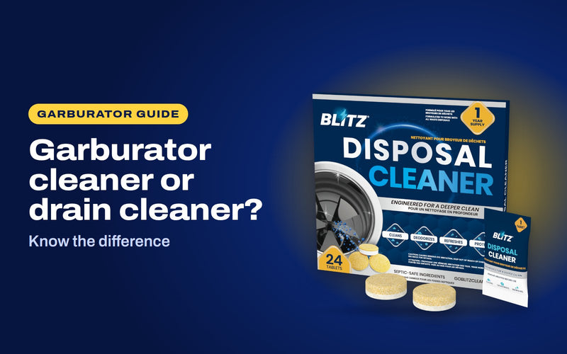 Garburator cleaner or drain cleaner: BLITZ Disposal Cleaner
