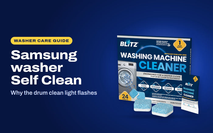 Samsung washer Self Clean: BLITZ Washing Machine Cleaner