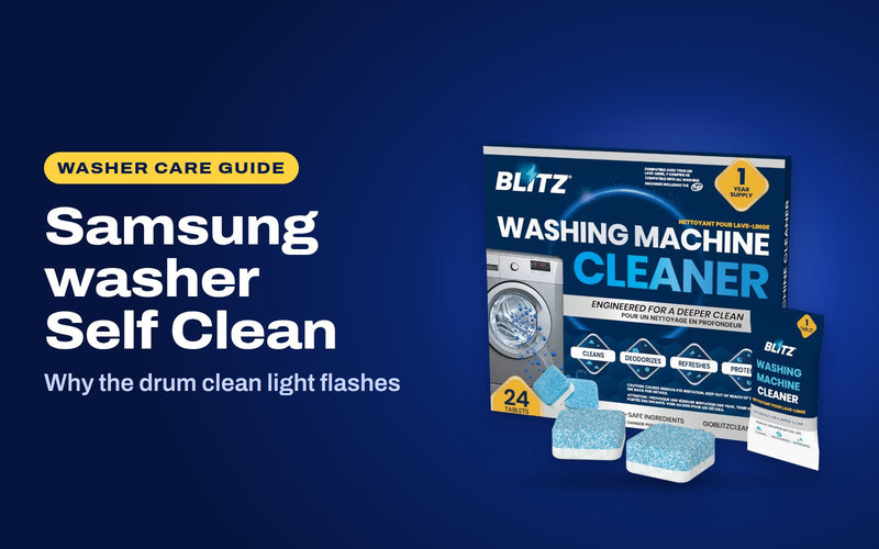Samsung washer Self Clean: BLITZ Washing Machine Cleaner