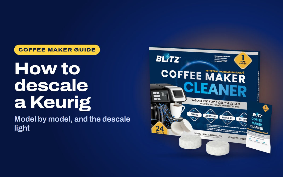 How to descale a Keurig: BLITZ Coffee Maker Cleaner
