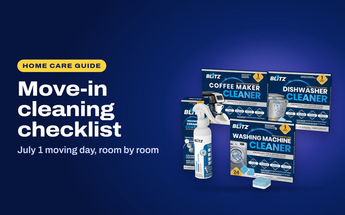 Move-in cleaning checklist: the BLITZ Whole Home Kit