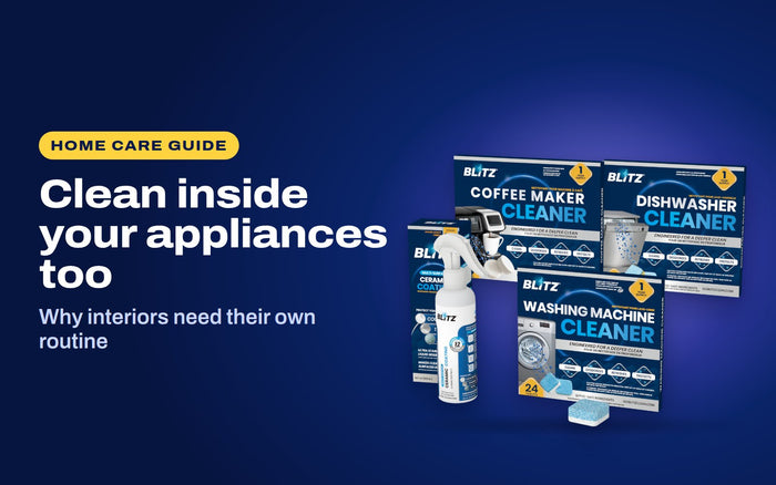 Clean inside your appliances too: the BLITZ Whole Home Kit
