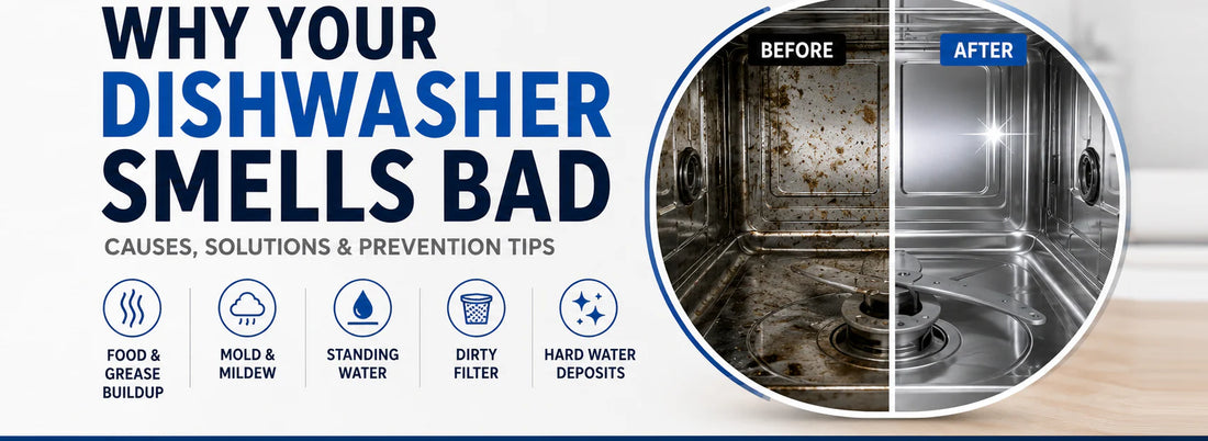 Why Your Dishwasher Smells Bad (And How to Get Rid of the Odor for Good)
