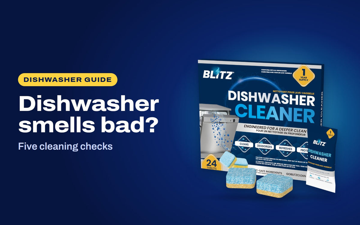 Dishwasher smells bad: BLITZ Dishwasher Cleaner