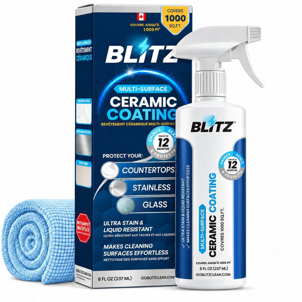 BLITZ Home Ceramic Coating Spray Kit