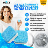 Rafraîchissez votre laveuse : déloge les résidus tenaces, élimine les odeurs, aide la laveuse à bien fonctionner longtemps, pour toutes les laveuses, y compris HE