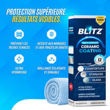 Revêtement céramique BLITZ : prévient les taches tenaces, résiste aux traces de doigts, ultra hydrofuge, brillance durable