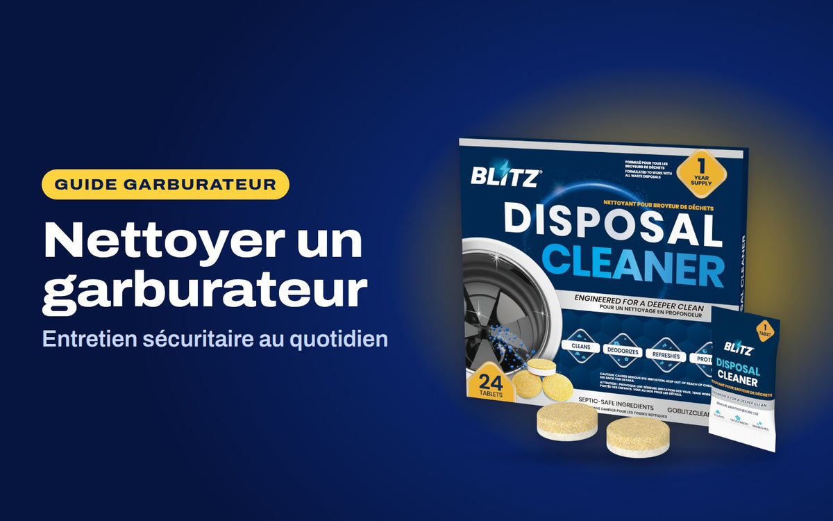 Nettoyer un garburateur : le nettoyant pour garburateur BLITZ