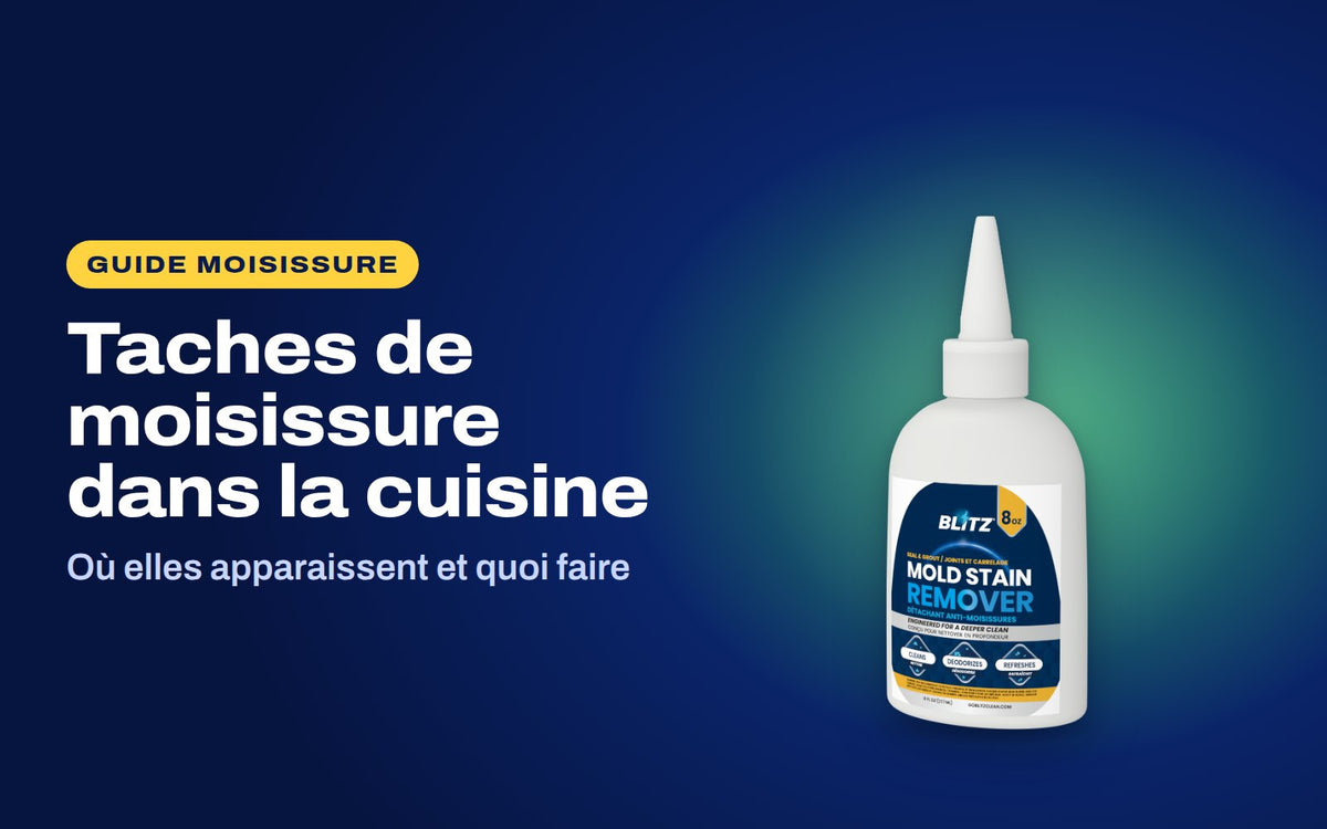 Taches de moisissure dans la cuisine : le détachant de moisissure BLITZ