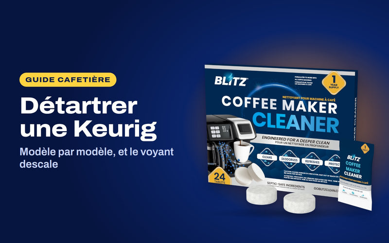 Détartrer une Keurig : les pastilles nettoyantes pour cafetière BLITZ