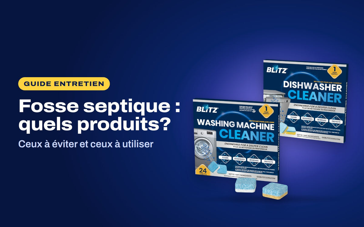 Fosse septique : quels produits : la trousse Essentiels BLITZ