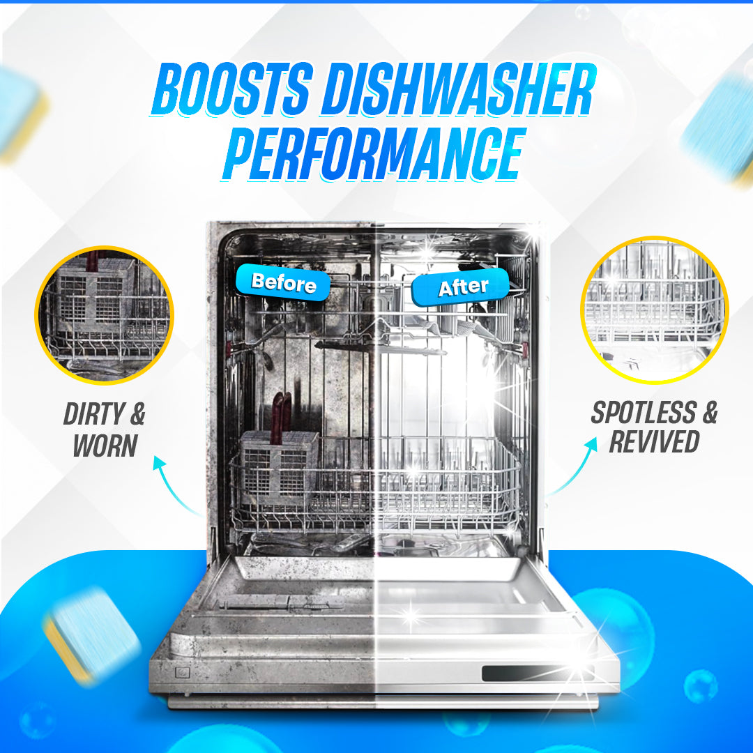 GOBLITZCLEAN BLITZ Dishwasher Cleaner and Deodorizer bottle, appliance cleaning product for freshening dishwashers