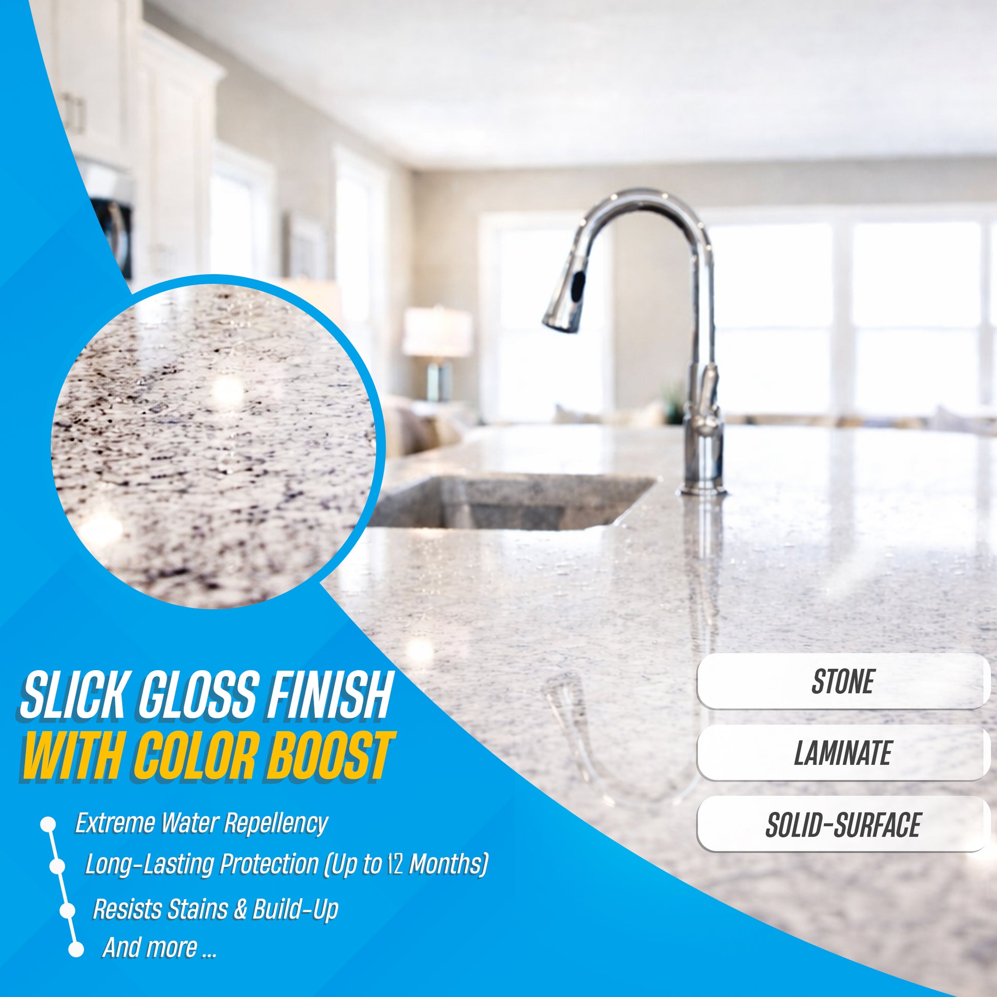 GOBLITZCLEAN BLITZ Home Ceramic Coating Spray Kit for appliance cleaning, featuring spray bottles and ceramic coating tools.